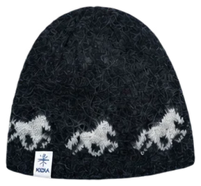 Black wool beanie
