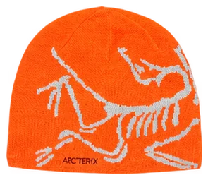 Orange bird beanie